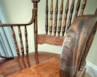 Oak Spindle Back Armchair