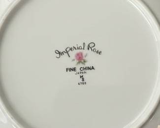 Imperial Rose Fine China Sugar Bowl & Creamer Set