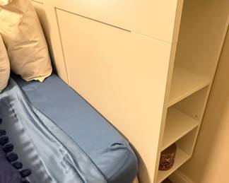 IKEA BRIMNES Full Size White Headboard with Storage
