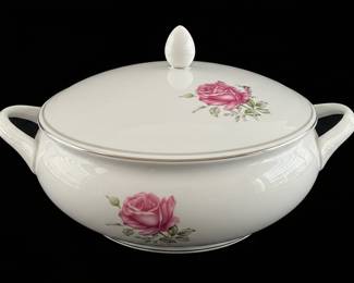 Imperial Rose Fine China Covered Casserole