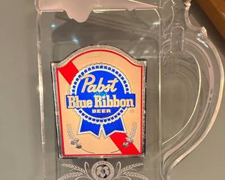 Pabst Blue Ribbon Beer Stein Light-Up Sign