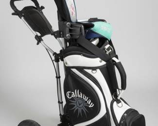 Callaway Solaire Golf Bag and Push Cart
