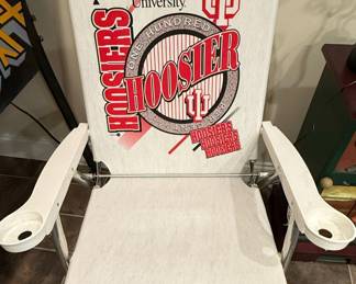 Indiana Hoosiers "One Hundred" Reclining Camp Chair