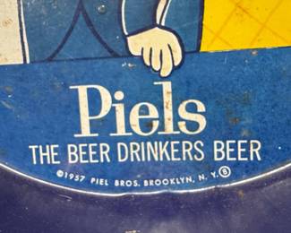Piels Beer Advertising Tray