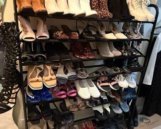 Multi-Tiered Metal Shoe Rack