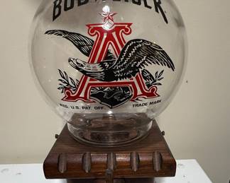 Budweiser Peanut/Gumball Dispenser