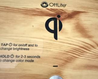 OttLite LED Desk Lamp with Wireless Charging