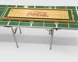 Coca-Cola Football Field Beer Pong Table