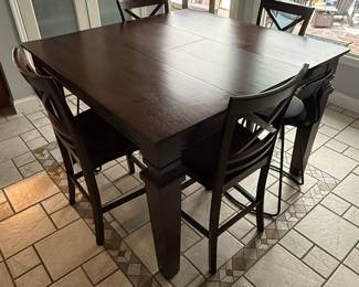 East West Furniture 5-Piece Counter Height Dining Set