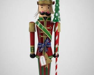 Large Metal Decorative Nutcracker Soldier