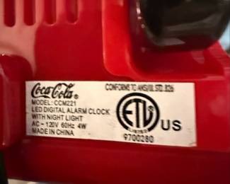 Coca-Cola Polar Bear Van Alarm Clock