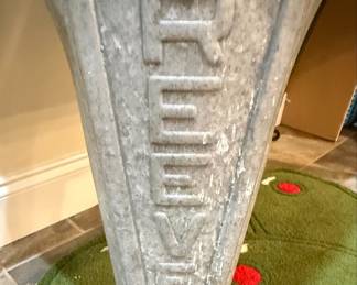 Reeves Galvanized Double Wash Tub Stand