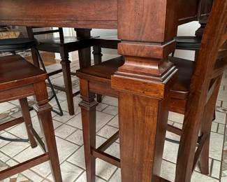 East West Furniture 5-Piece Counter Height Dining Set