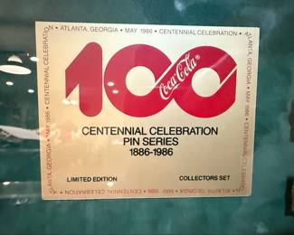 Coca-Cola Centennial Celebration Pin Series 1886-1986