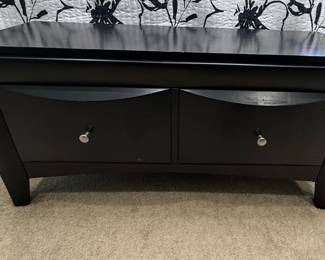 Black Cedar Chest Storage Bench Style