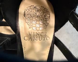 Vince Camuto Black Gladiator Heels
