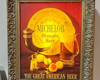 Michelob "The Great American Beer" Illuminated Sign