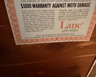 Lane "Love" Cedar Chest Bench