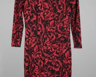 XSCAPE by Joanna Chen and Anne Klein Black Floral Dress