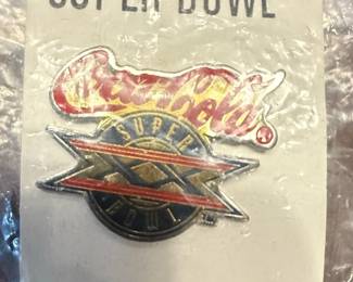 Super Bowl Coca-Cola Pin
