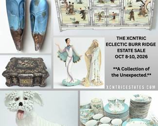 XCNTRIC Burr Ridge Eclectic Estate Sale Oct 8-10, 2026