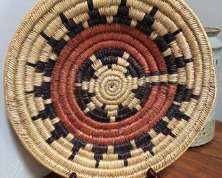 Vintage Native American Diné wedding basket