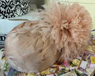 1940s pompom hat