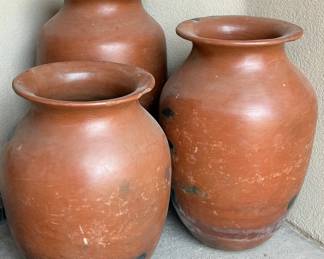 Large pre Colombian replica vessels, 1999