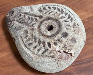 Jordan Oil lamp used in the Holy Land 300 B.C.