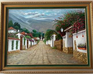 Villa de Leyva, Colombia oil painting by Ramos E