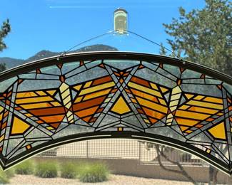 Frank Lloyd Wright foundation stained glass