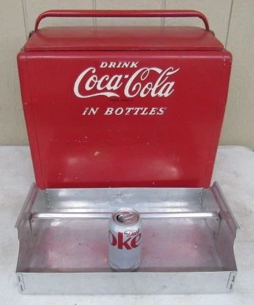 1950's Coke Cooler w/Tray