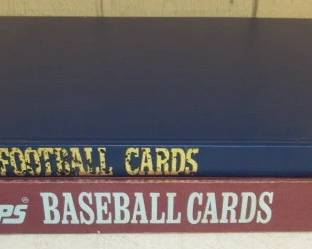 Topps Baseball & Football Cards Books