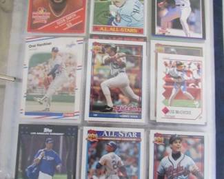 Album of Sports Cards