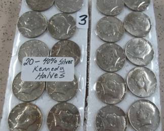 40% Silver Kennedy Half Dollars