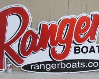 Metal Ranger Boats Sign