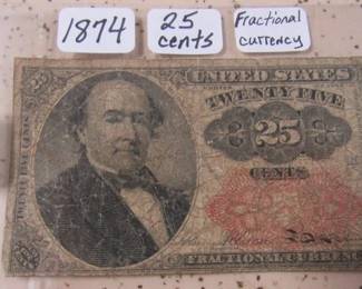 1874 - 25 Cents Fractional Currency