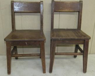Oak Children's Chairs