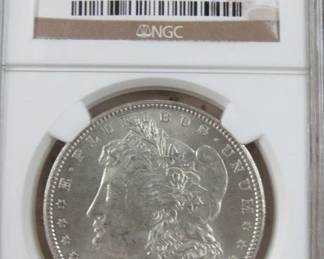 NGC Graded 1899-O Morgan Silver Dollar