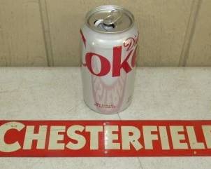 Tin Chesterfield Cigarettes Door Push