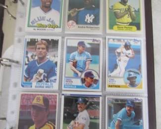 Album Full of Baseball Cards
