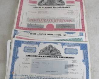 Old Stock Certificates