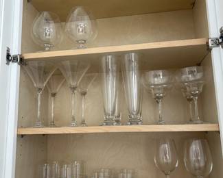 Riedel, Lenox, Waterford, Luigi Bormioli glassware