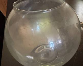Large Glass Fish Bowl