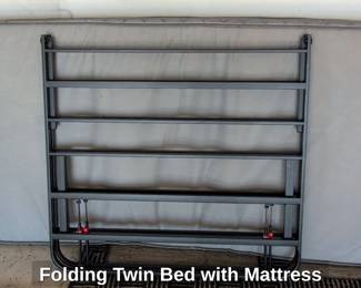 Folding Twin Bed with Mattress