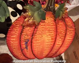 Assorted Fall Decorative Pumpkins second image