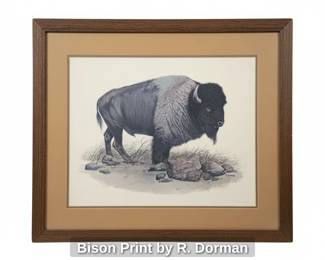 Bison Print by R. Dorman