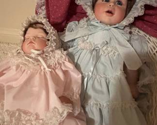 Terri DehEtre Reproduction Punkin Porcelain Baby Dolls