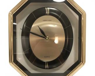 Howard Miller Gold Octagon Quartz Wall Clock