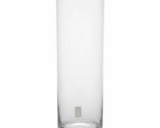 Krosno Clear Glass Cylinder Vase